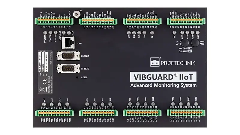 PRUFTECHNIK的VIBGUARD IIoT高级监控系统